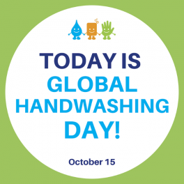October 15 Celebrates Global Handwashing Day