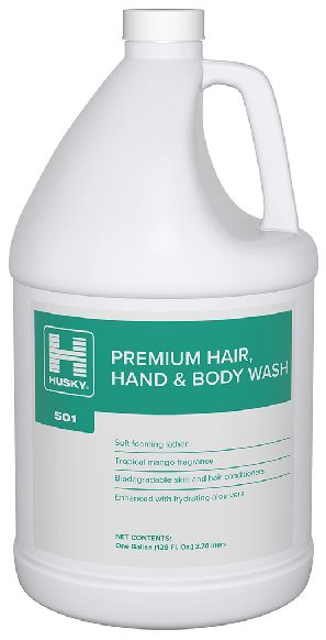 Husky 501 Premium Hair, Hand and Body Wash