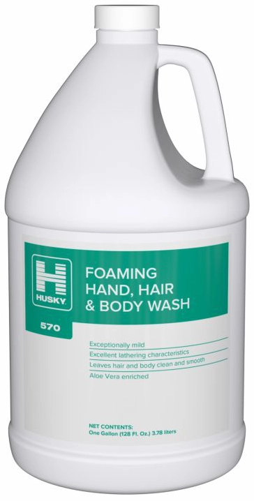 Husky 570 Foaming Hand, Hair and Body Wash