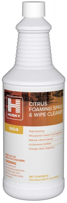 Husky 904 Citrus Foaming Spray & Wipe Cleaner