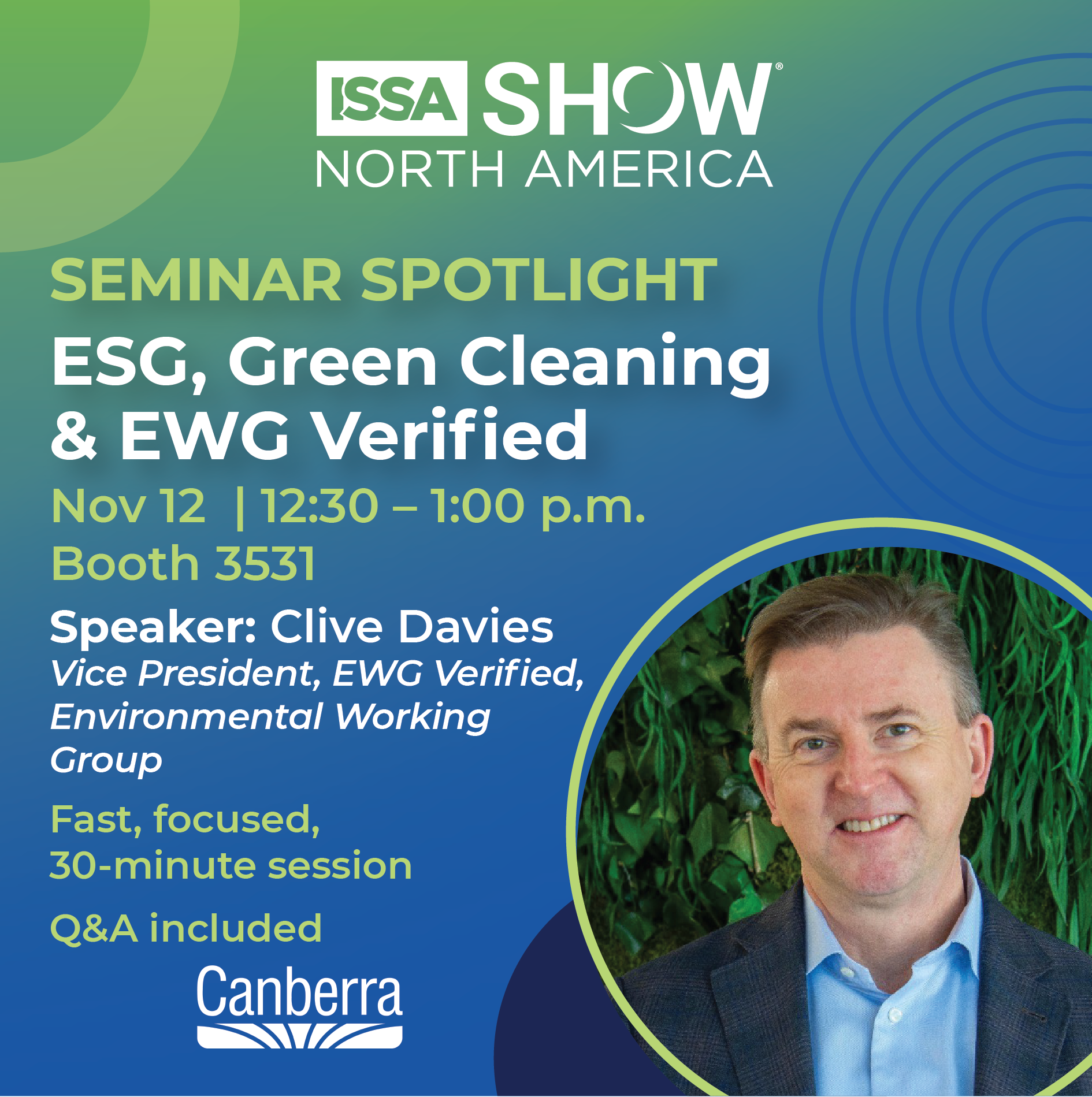 ESG, Green Cleaning & EWG Verified – ISSA Expert Seminar